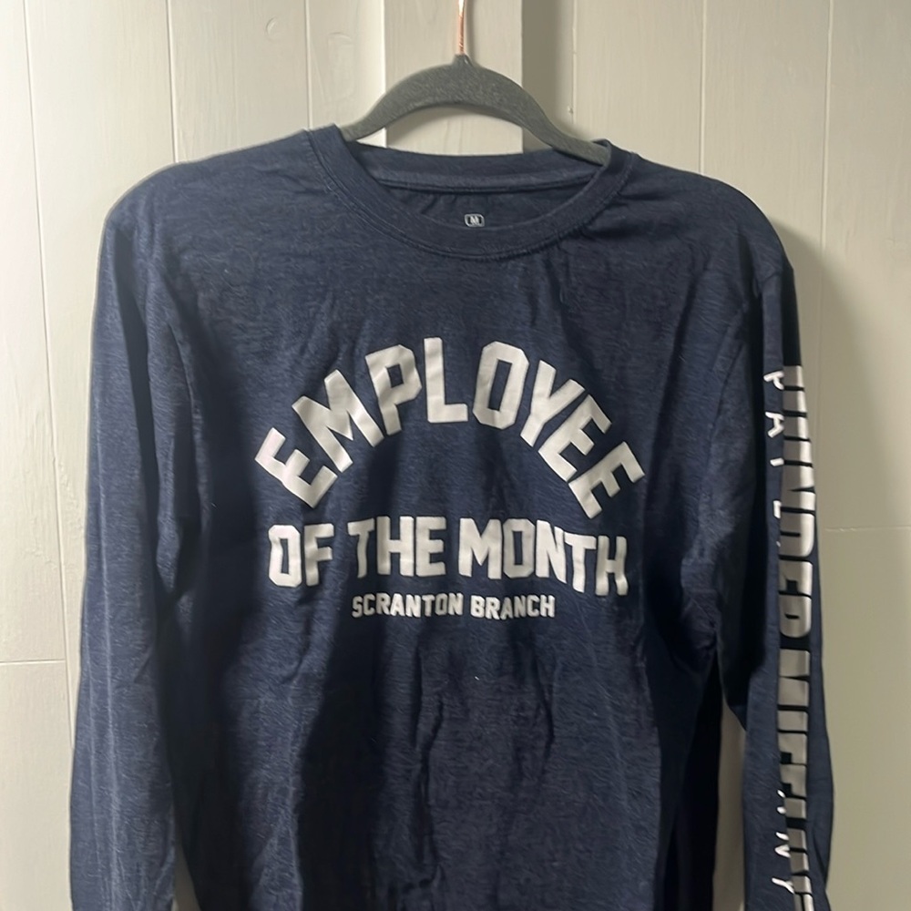 the office dunder mifflin unisex employee of the month shirt medium